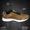 SW-Freesole Comfortable Brown Sports Shoes For Men