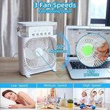 Portable Personal Mini Air Cooler – Desk & Bed Use